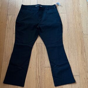 Old Navy Black Pants flare petite adjustable waist